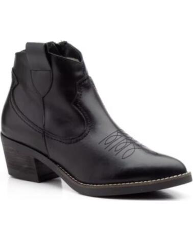 JAM BOTINES COWBOY CAMPERO DE PIEL PARA MUJER TALLAS 36 A 41 MODELO 935 NEGRO