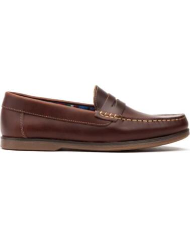 IBERICO SHOES MOCASINES CASTELLANOS DE PIEL PARA HOMBRE TALLAS 40 A 45 MODELO 1060 IBERICO MARRóN
