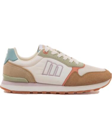 MTNG SNEAKERS MUJER MUSTANG JOGGO CLASSIC 60909 -BEIG BLANCO
