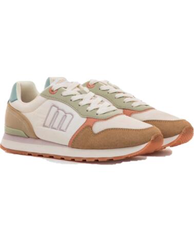 MTNG SNEAKERS MUJER MUSTANG JOGGO CLASSIC 60909 -BEIG BLANCO