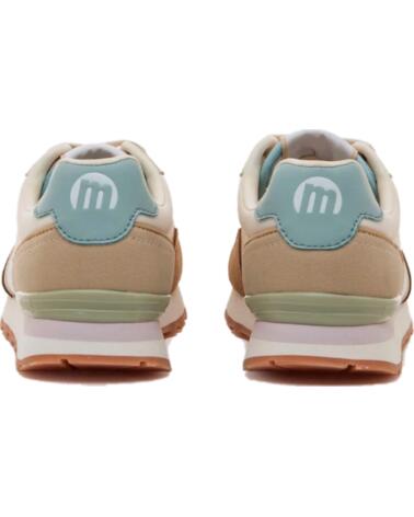 MTNG SNEAKERS MUJER MUSTANG JOGGO CLASSIC 60909 -BEIG BLANCO