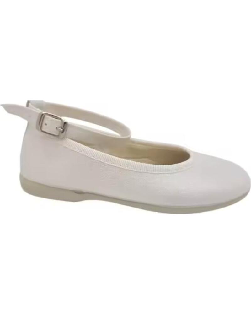 CONDIZ MERCEDITAS DE NINA CON PULSERA Y HEBILLA VARIOS COLORES PISO DE CAUCHO NATURAL RESPETUOSO TALLAS 28 A 41 MODELO 950 BLANC