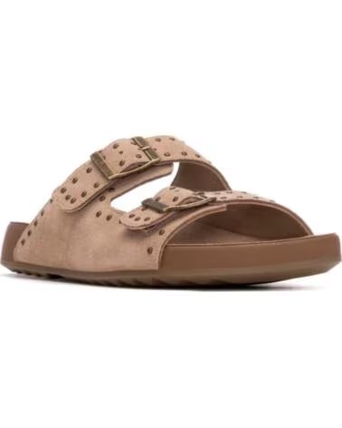 XTI Sandalias 145122 en marron para mujer BEIG