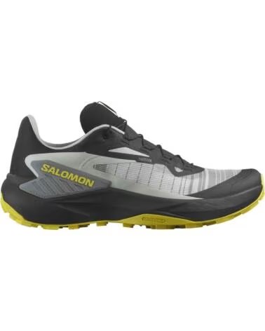 SALOMON ZAPATILLAS GENESIS GRIS Y NEGRO AMARILLO