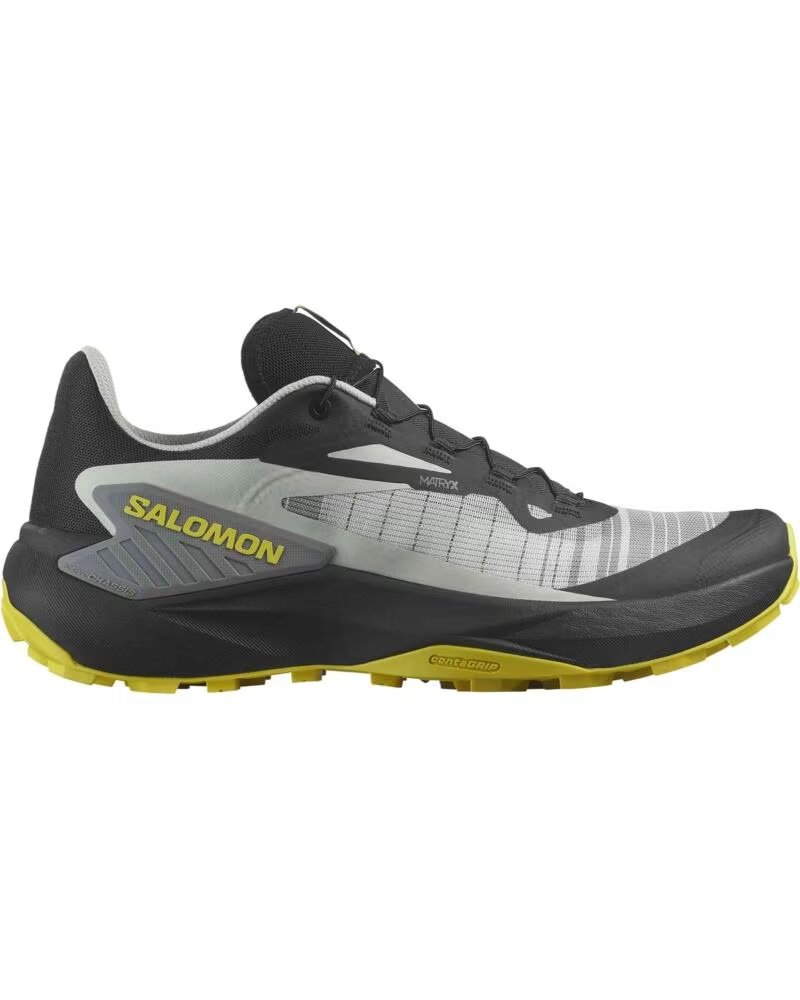 SALOMON ZAPATILLAS GENESIS GRIS Y NEGRO AMARILLO