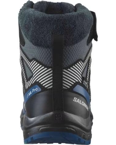 SALOMON ZAPATILLAS BOTAS XA PRO V8 WINTER CLIMA WATERPROOF GRIS OSCURO AZUL EN MULTICOLOR PARA NINOS UNISEX INFANTIL