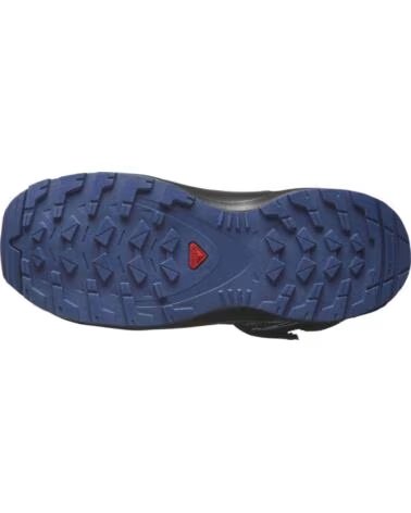 SALOMON ZAPATILLAS BOTAS XA PRO V8 WINTER CLIMA WATERPROOF GRIS OSCURO AZUL EN MULTICOLOR PARA NINOS UNISEX INFANTIL