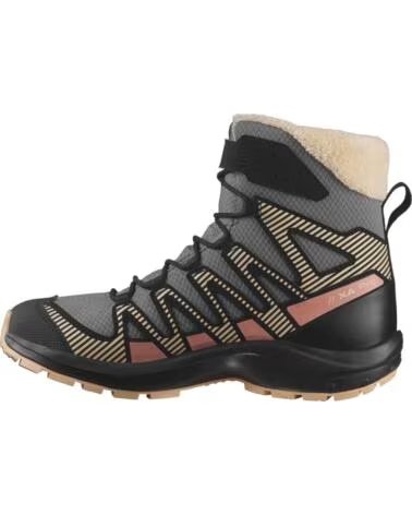 SALOMON BOTAS BOTAS XA PRO V8 WINTER CLIMA WATERPROOF GRIS OSCURO MARRON EN MULTICOLOR PARA MUJER INFANTIL