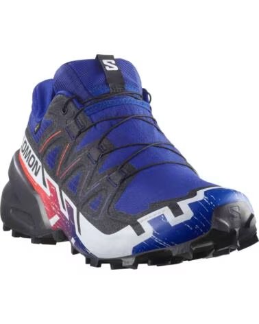 SALOMON ZAPATILLAS ZAPATILLAS SPEEDCROSS 6 GORE-TEX AZUL ELECTRICO NEGRO EN AZUL PARA MUJER EQUIPE