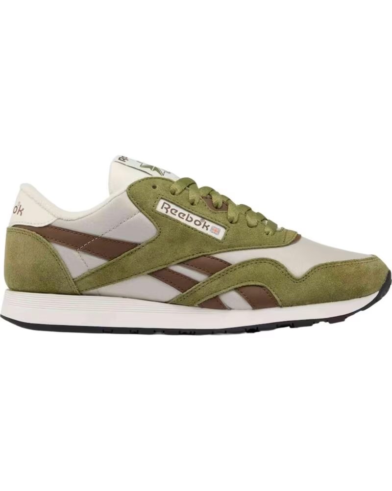 REEBOK ZAPATILLAS ZAPATILLAS CLASSIC NYLON EN VERDE PARA HOMBRE GRITTYGREEN-BROWN-GREY
