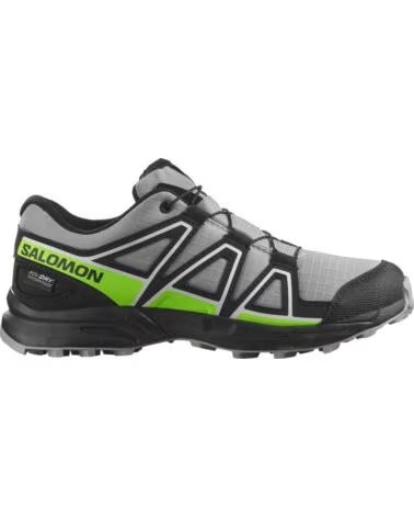 SALOMON ZAPATILLAS L47810200 UNISEX NIÑOS ALLOY BLACK GREEN GECKO ALLOY-BLACK-GREEN