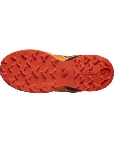SALOMON ZAPATILLAS L47724500 EN MULTICOLOR PARA NINOS UNISEX BLACK-CHERRY TOMATO-TURMERIC