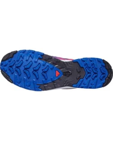 SALOMON ZAPATILLAS ZAPATILLAS XA PRO 3D V9 GORE-TEX EQUIPE AZUL ELECTRICO BLANCO ROJO EN AZUL PARA MUJER SURF THE WEB-FIERY RED-