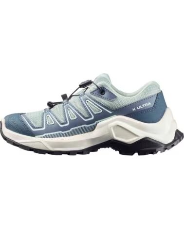 SALOMON ZAPATILLAS ZAPATILLAS X ULTRA GORE-TEX AZUL BLANCO INFANTIL EN AZUL PARA NINOS UNISEX GREEN MILIEU-GRISAILLE-CLEARLY AQU