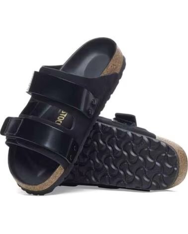 BIRKENSTOCK SANDALIAS UJI DE NOBUK UNISEX EN NEGRO
