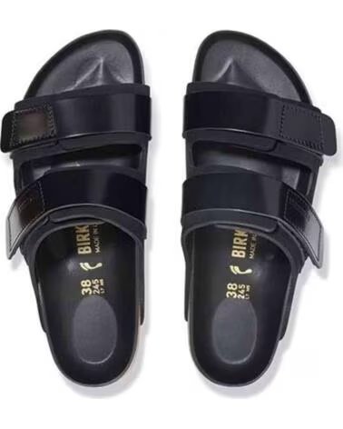 BIRKENSTOCK SANDALIAS UJI DE NOBUK UNISEX EN NEGRO