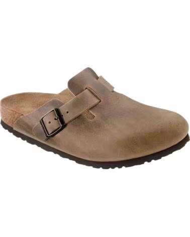BIRKENSTOCK ZUECOS BOSTON SOFT FOOTBED EN MARRON PARA UNISEX TABACCO BROWN
