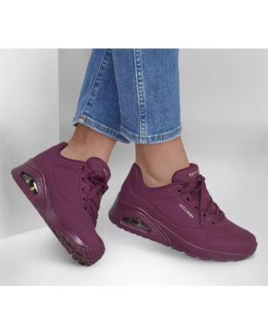 SKECHERS ZAPATILLAS 73690PLUM EN MORADO PARA MUJER MULTICOLOR