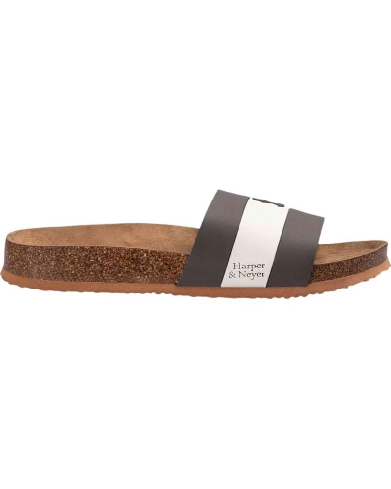 HARPER NEYER SANDALIAS CORK POOL EN MARRON PARA HOMBRE SOMBRA OLIVA