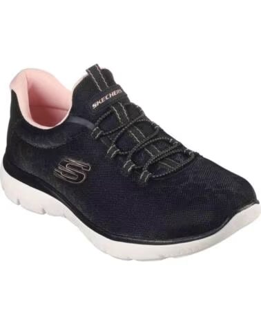 SKECHERS ZAPATILLAS 150111BKRG EN PARA MUJER NEGRO