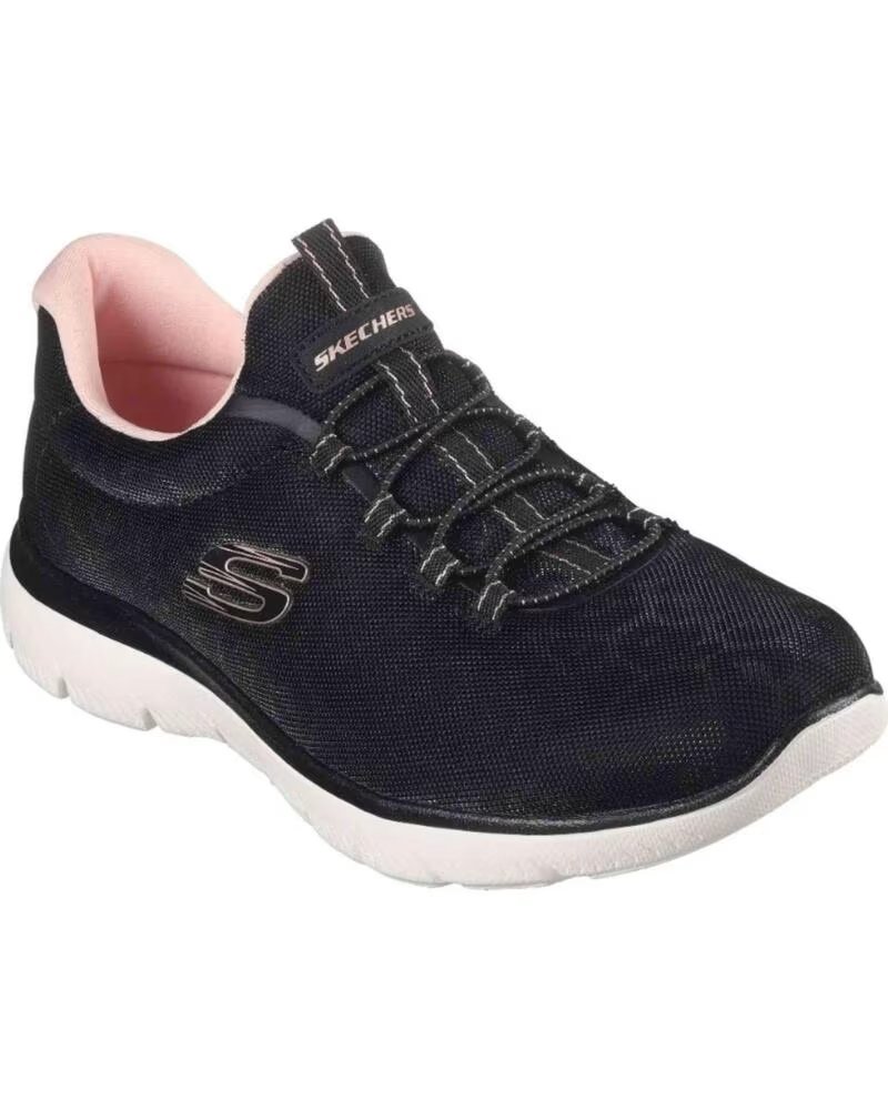 SKECHERS ZAPATILLAS 150111BKRG EN PARA MUJER NEGRO