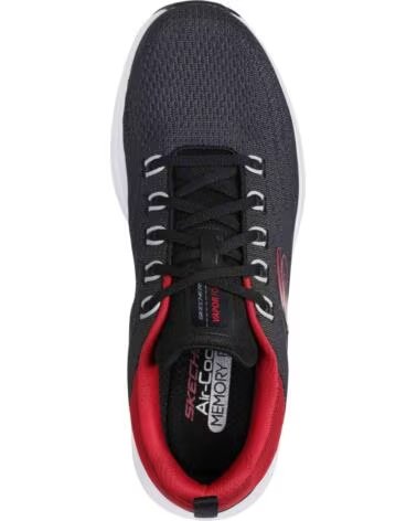 SKECHERS ZAPATILLAS 232626BKRD EN NEGRO PARA HOMBRE MULTICOLOR