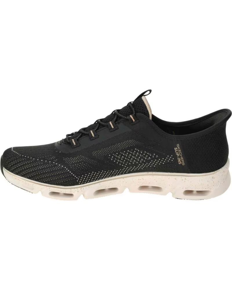 SKECHERS ZAPATILLAS 104610-BKGD EN PARA MUJER NEGRO