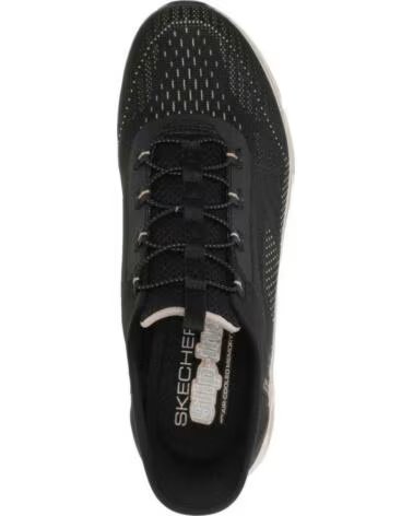 SKECHERS ZAPATILLAS 104610-BKGD EN PARA MUJER NEGRO