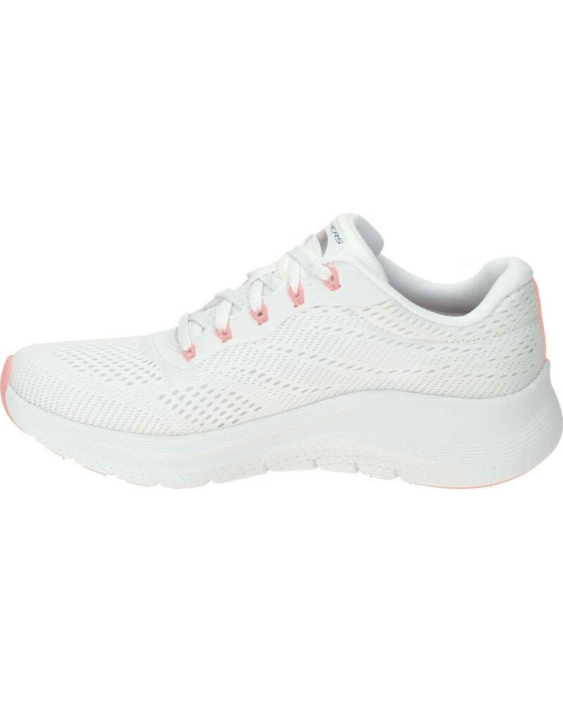 SKECHERS ZAPATILLAS 150051-WPKB EN BLANCO PARA MUJER WHITE MESH-PINK BLUE TRIM