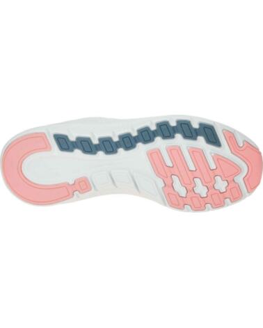 SKECHERS ZAPATILLAS 150051-WPKB EN BLANCO PARA MUJER WHITE MESH-PINK BLUE TRIM