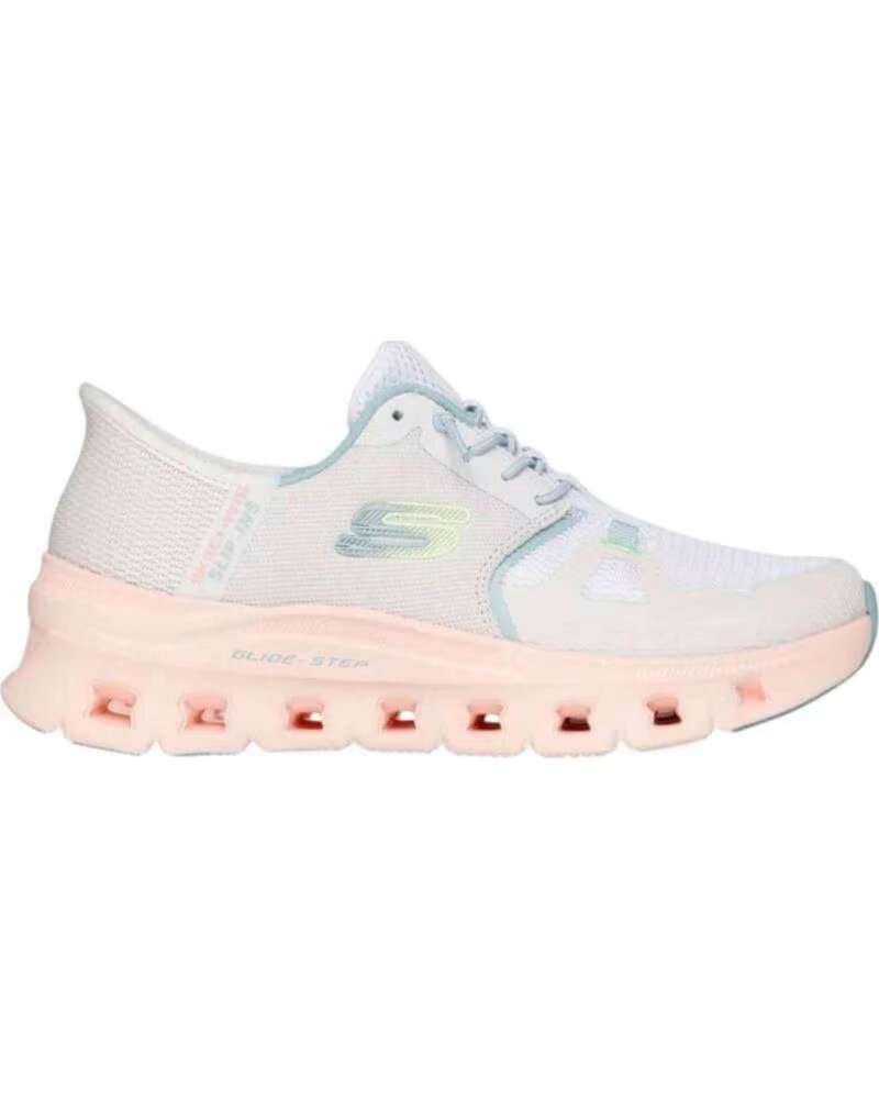 SKECHERS ZAPATILLAS DE RUNNING 150420MULT EN MULTICOLOR PARA MUJER NATURAL MESH-MULTI TRIM