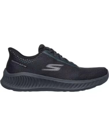 SKECHERS ZAPATILLAS 216375BBK EN MULTICOLOR PARA HOMBRE BLACK TEXTILE-SYNTHETIC