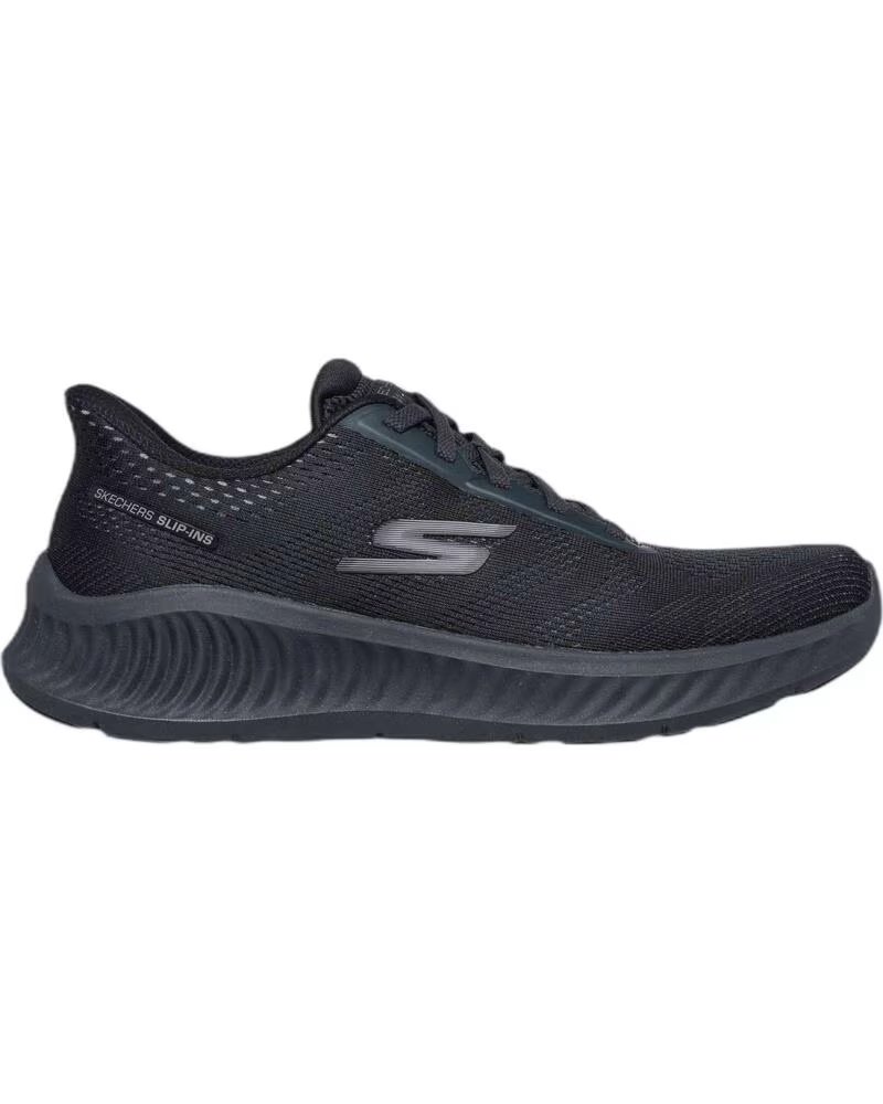 SKECHERS ZAPATILLAS 216375BBK EN MULTICOLOR PARA HOMBRE BLACK TEXTILE-SYNTHETIC