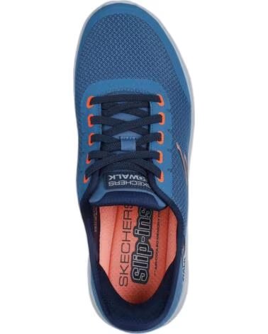 SKECHERS ZAPATILLAS 216332NVY EN MULTICOLOR PARA HOMBRE NAVY TEXTILE-SYNTHETIC