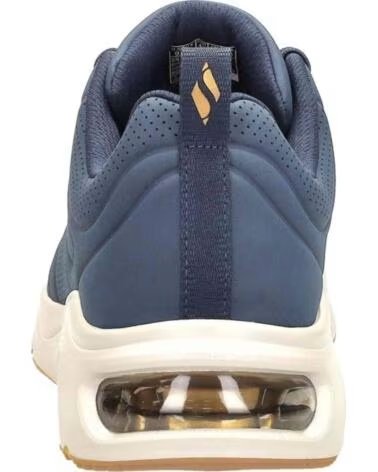 SKECHERS ZAPATILLAS 183090-NVY EN AZUL PARA HOMBRE NAVY DURALEATHER- MESH