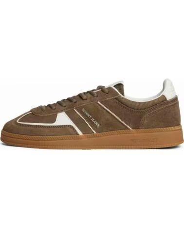 TOMMY JEANS ZAPATILLAS EN0EN02838-RBM DE ANTE PARA HOMBRE MARRóN