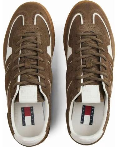 TOMMY JEANS ZAPATILLAS EN0EN02838-RBM DE ANTE PARA HOMBRE MARRóN