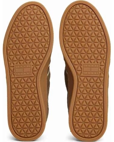 TOMMY JEANS ZAPATILLAS EN0EN02838-RBM DE ANTE PARA HOMBRE MARRóN