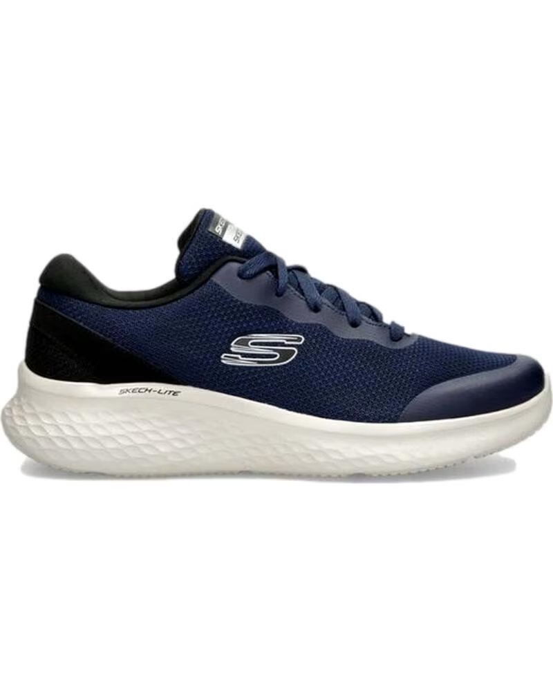 SKECHERS ZAPATILLAS 232591-NVBK EN AZUL PARA HOMBRE MARINO