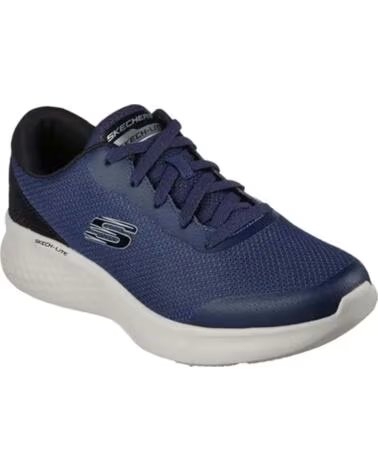 SKECHERS ZAPATILLAS 232591-NVBK EN AZUL PARA HOMBRE MARINO