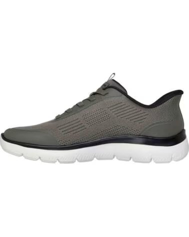 SKECHERS ZAPATILLAS 233047-OLBK EN VERDE PARA HOMBRE CANA