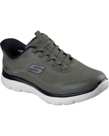 SKECHERS ZAPATILLAS 233047-OLBK EN VERDE PARA HOMBRE CANA