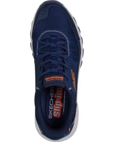SKECHERS ZAPATILLAS 237634-NVOR EN AZUL PARA HOMBRE BLANCO