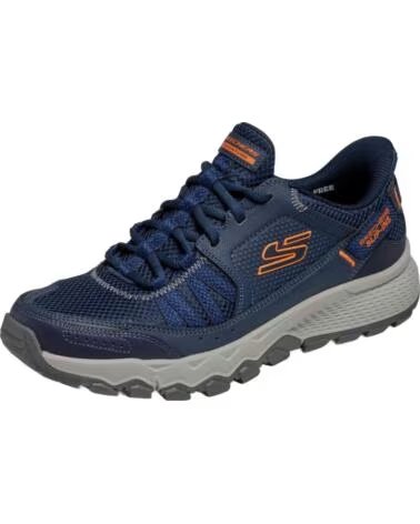SKECHERS ZAPATILLAS 237634-NVOR EN AZUL PARA HOMBRE BLANCO