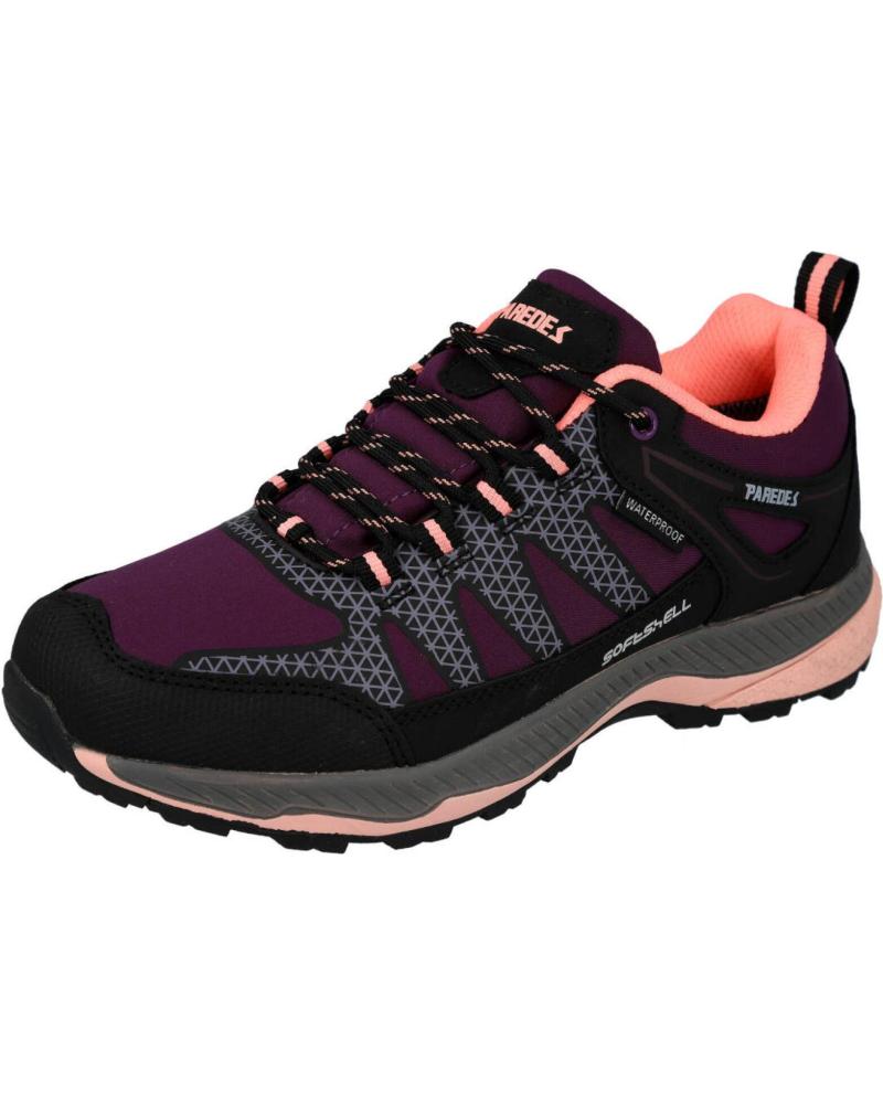 Sportschuhe PAREDES  für Damen LT20192 SETENIL ZAPATILLAS TREK  NEGRO-LILA