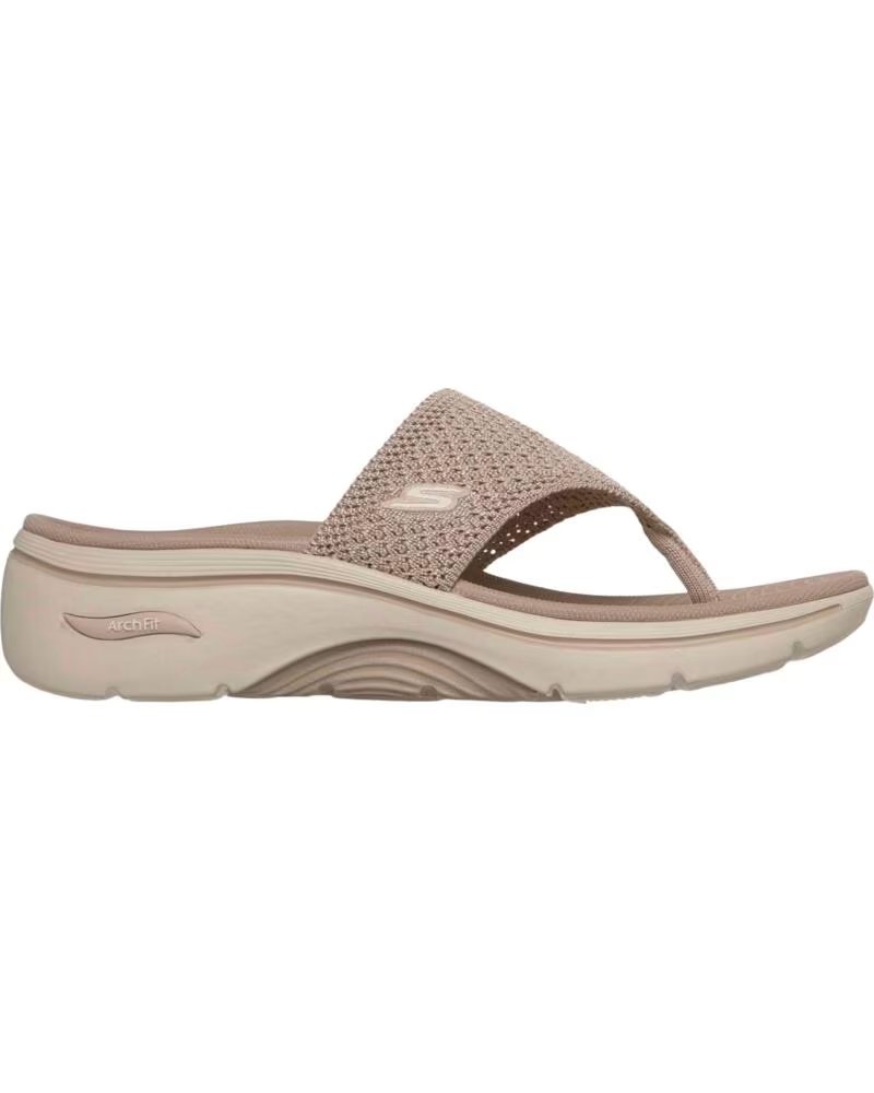 SKECHERS CHANCLAS GO WALK ARCH FIT 2 0 CARRIE EN BEIGE PARA MUJER
