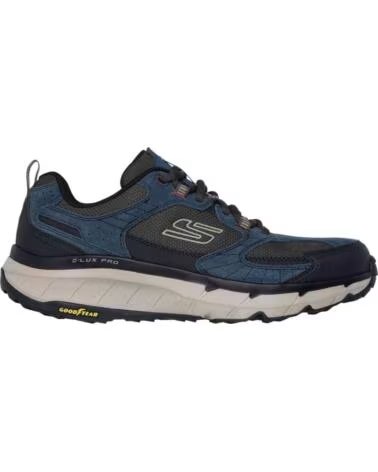SKECHERS ZAPATILLAS DE TREKKING DLUX EN AZUL PARA HOMBRE PRO