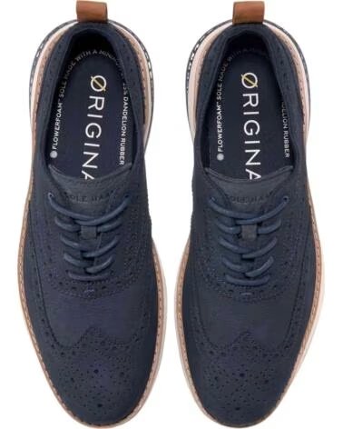 COLE HAAN Zapatos Og Energyweave Wingtip Oxford en azul para hombre BLUE
