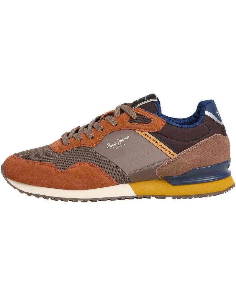 PEPE JEANS ZAPATILLAS PMS400011-TOBACCO EN PARA HOMBRE MARRON