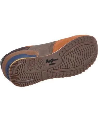 PEPE JEANS ZAPATILLAS PMS400011-TOBACCO EN PARA HOMBRE MARRON